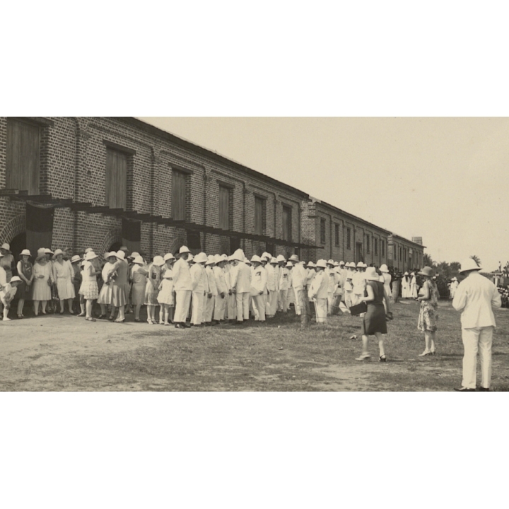 Congo Belge: King Albert I. & Force Publique During Royal Visit*2 (Vintage Photo 1928)