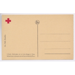 Pawa/ Congo Belge: L'Ecole D'Infirmiers de la Croix Rouge / Red Cross (Vintage PC ~1920s)