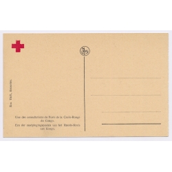 Congo Belge: Consultations du Poste de la Croix Rouge / Red Cross (Vintage PC ~1920s)