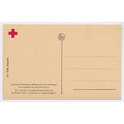 Congo Belge: Formation des infirmiers noirs de la Croix Rouge / Red Cross (Vintage PC ~1920s)