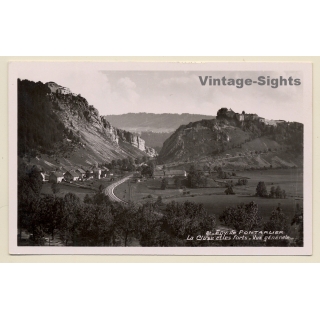 Pontalier / France: La Cluse et les Forts (Vintage RPPC ~1940s)