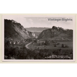 Pontalier / France: La Cluse et les Forts (Vintage RPPC ~1940s)