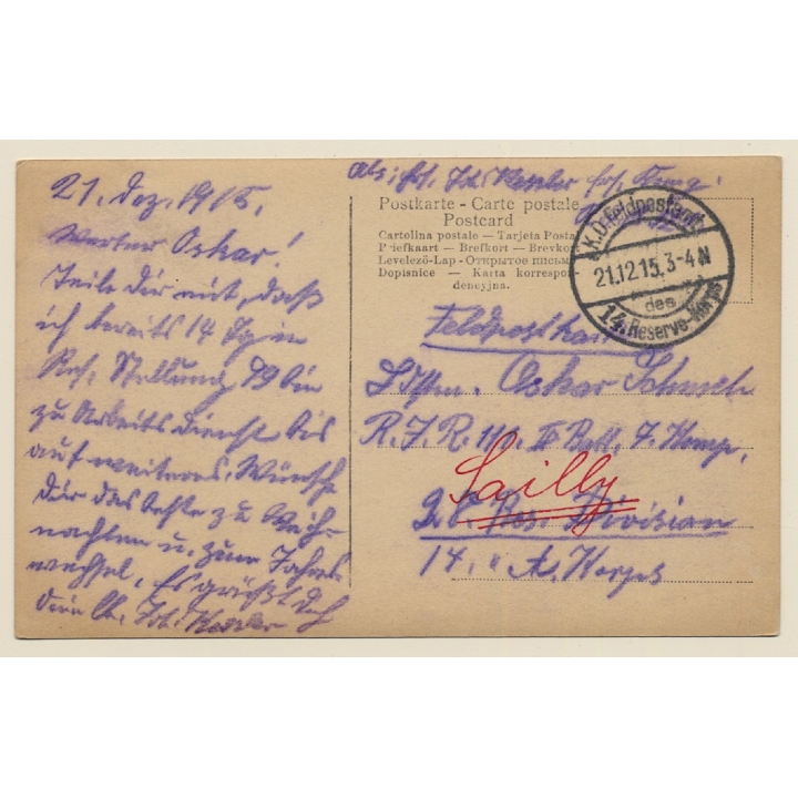 Friedrich, Großherzog von Baden (Vintage RPPC 1915)