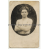 Portrait Of Handsome Muscular Guy / Gay INT (Vintage RPPC ~1910s/1920s)