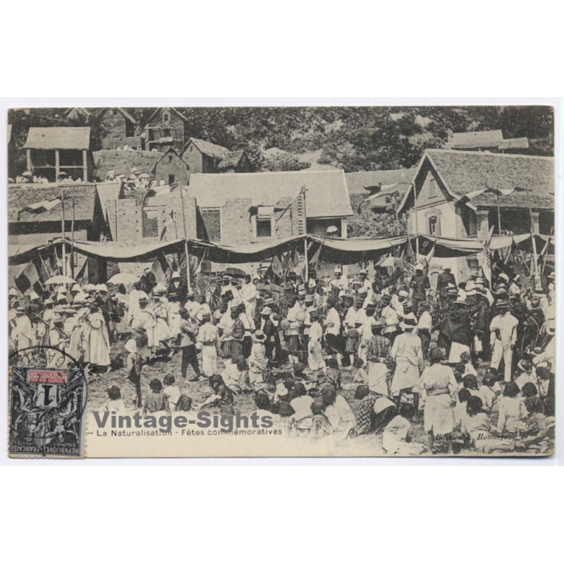 Tananarive / Madagascar: Fêtes Commémoratives / Malgaches - Ethnic (Vintage PC 1921)