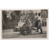 Beira / Mozambique: Colonial Couple On Rail Trolley Pushed By Natives (Vintage PC 1921)