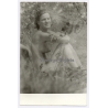 Erotic Study: Slim Natural Nude Sitting In The Grass / Nudism (Vintage Photo GDR 1980s)