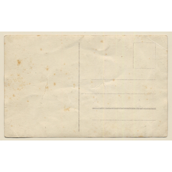 WW1 Germany: Bahn-Hotel Deutsches Haus - Troop Deployment For Front? (Vintage RPPC ~1910s)