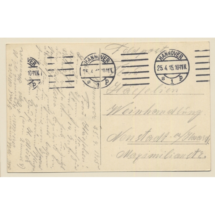 Generalfeldmarschall v. Hindenburg & sein Heim, Hannover - Kohlbachtal (Vintage PC 1915)