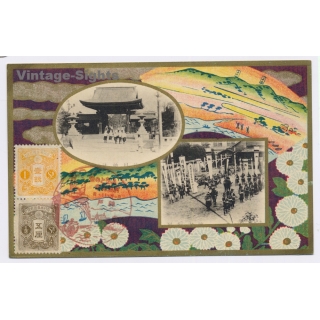 Japan: Japan: Kobe Minato-Matsuri Port Festival*1 (Rare Vintage PC 1930s) (Rare Vintage PC 1930s)