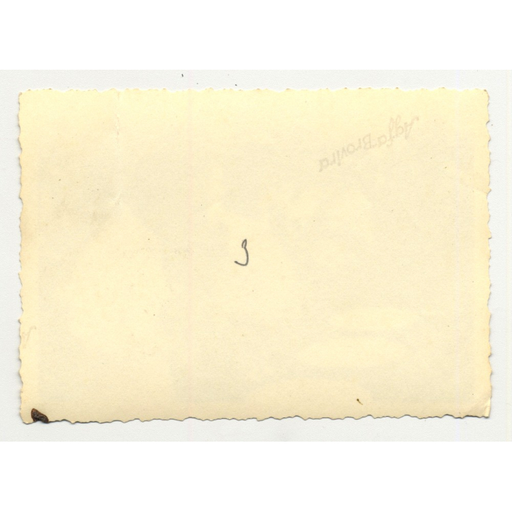 Congolese Men Playing Weird Game With Cream / Congo (Vintage Photo B/W ~1940s)