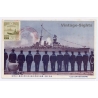Japan: State Reception Emperor Puyi  Of Manchukuo / Battleship Hiei (Vintage PC 1930s)