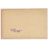 China: Jilin Railway Station - Locomotive - Wooden Logs (Vintage PC ~1930s)