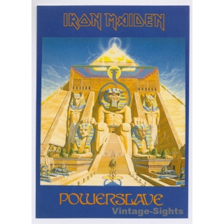 Iron Maiden - Powerslave (Vintage Official UK Postcard 1985)