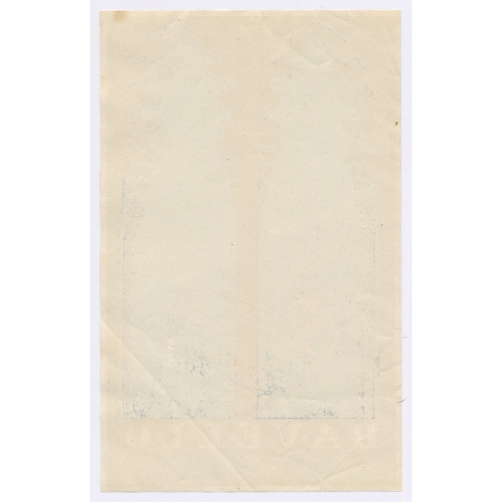 Ravello (Salerno) / Italy: Albergo Rufolo (Vintage Luggage Label ~1920s/1930s)