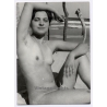 Erotic Study: Great Take Of Nude Female On Baltic Sea Beach / Hairy Armpits (Vintage Photo GDR 1980s)