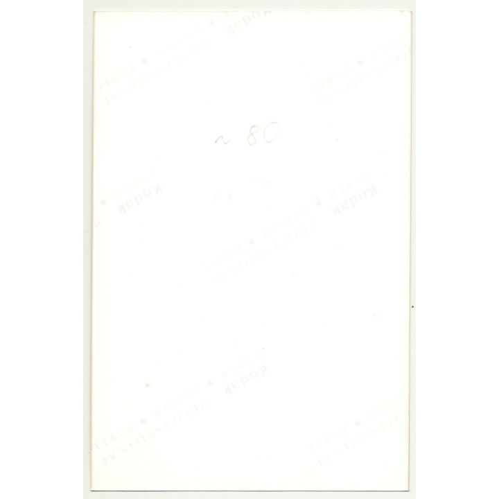 Blonde Nude Wrapped In Paper / Bush (Vintage Photo DDR ~1980s)