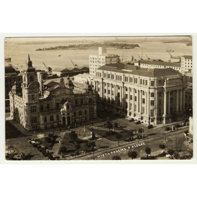 Porto Alegre / Brazil: Vista Parcial (Vintage RPPC 1939)