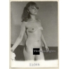 Erotic Study: Natural Nude Female With Ponytail (Vintage Photo GDR 1980s)