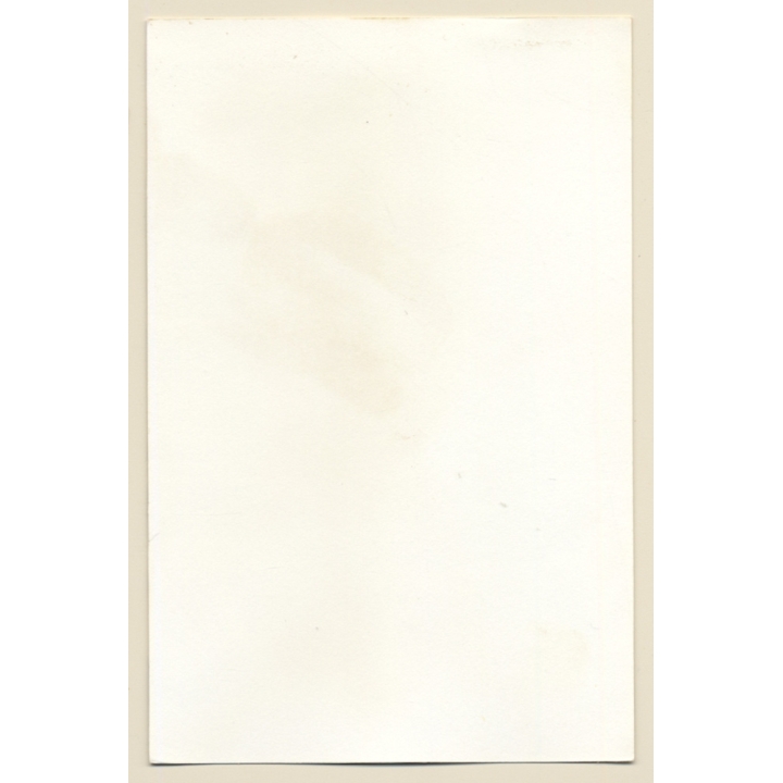 Erotic Study: Natural Short-haired Blonde Semi Nude*2 / Knitted Tank Top (Vintage Photo GDR 1980s)