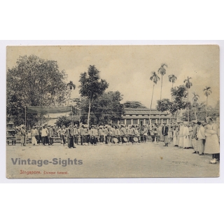 Singapore: Chinese Funeral (Vintage PC 1911)