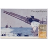 Japan: Battleship Nagato or Mutsu / Naval Artillery (Vintage PC 1930s)