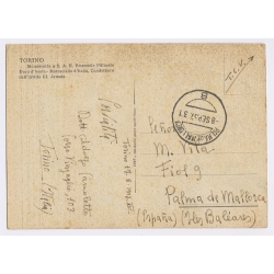 Torino / Italy: Monumento a S.A.R. Emanuele Filiberto Duca d'Aosta*2 (Vintage PC 1937)