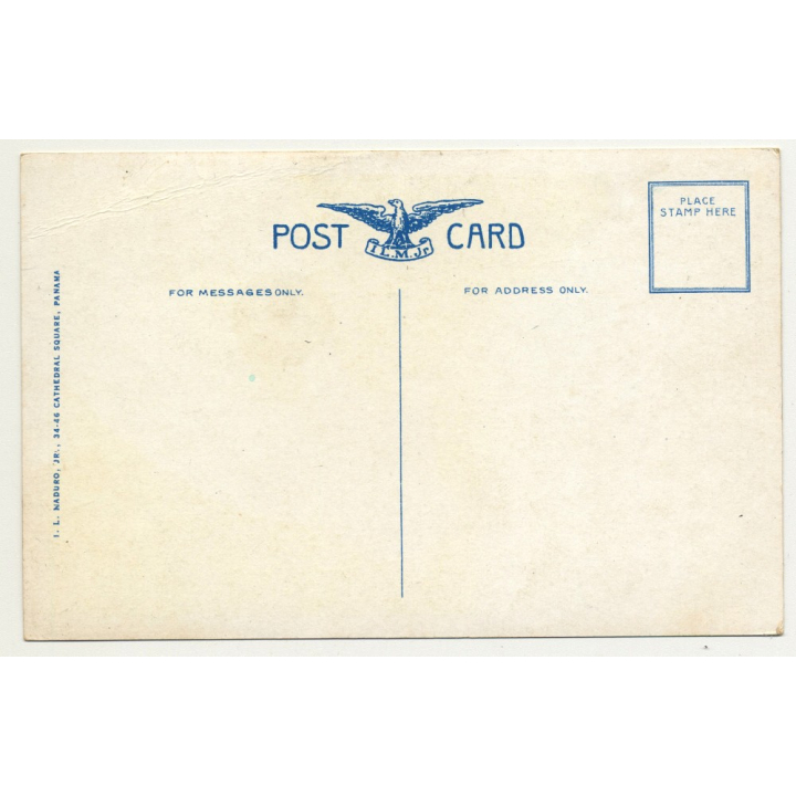 The Gaillard Cut / Panama Canal (Vintage Postcard ~1920s)