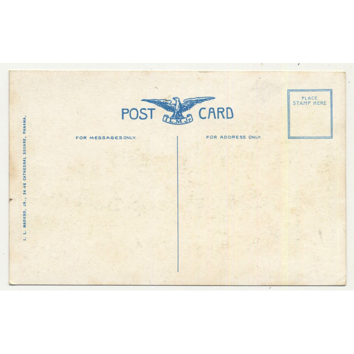 Tower And Ruins Of Old Panama Destroyed By Morgan 300 Years Ago (Vintage Postcard ~1920s)