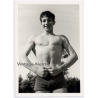 Handsome Young Man In Swimming Trunks*7 / Gay INT (Vintage Photo 1960s)