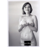 Erotic Study: Beautiful Busty Nude With Bob*4 / Playing With Dough (Digital Photo Print ~2000s)
