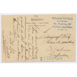 Potosi / Bolivia: Palacio de Gobierno (Vintage PC 1914)