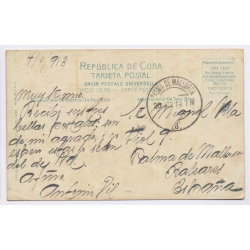 Isle of Pines / Cuba: Steamer Landing (Vintage PC 1913)