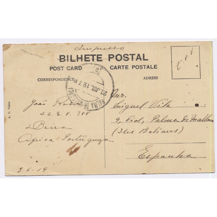 Macequece - Manica / Mozambique: Total View / Portugese Colony (Vintage PC 1919)