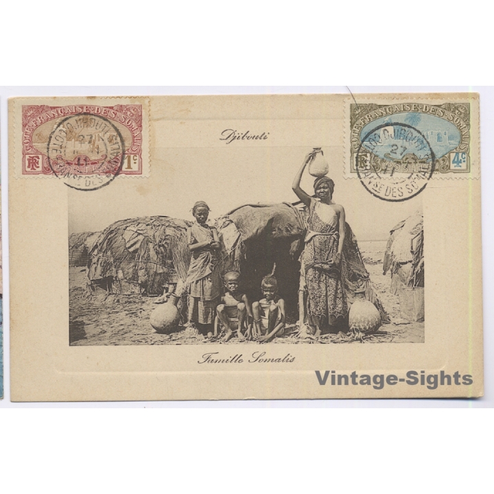 Djibuti / Somalia: Famille Somalis / Mother & Kids - Ethnic (Vintage PC 1927)