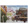 Osaka / Japan: Dotonbori Street - Theatres & Cafes (Vintage PC 1930s)