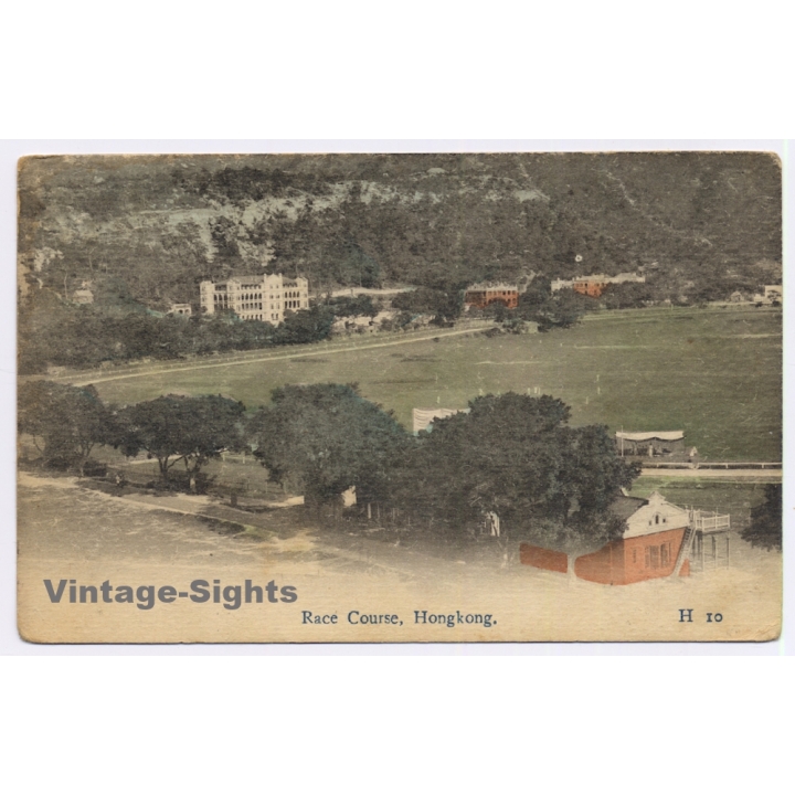 Hong Kong: Race Course / Posted to Manila! (Vintage PC 1920)