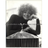 Happy Woman Lingers On Bonnet Of Rolls Royce / Emily (Vintage Photo  ~1970s/1980s)