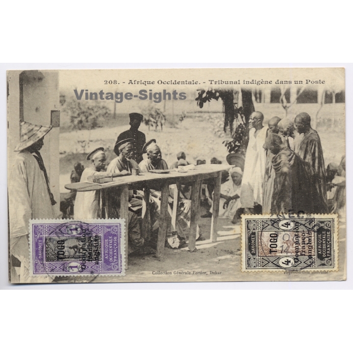 Senegal: Tribual Indigène Dans Un Poste / Ethnic (Vintage PC 1910s/1920s)