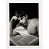 Handsome Topless Young Man in Toga*6 / Gay INT (Vintage Photo 1960s)