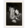 2 Men Playing Hetero Couple*1 - Crossdressing / Gay INT (Vintage Photo 1960s)