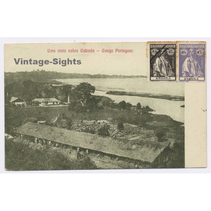 Angola: Uma Vista Sobre Cabinda - Congo Portuguez (Vintage PC 1920)