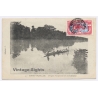 Congo Francaise: Pirogue Transportant des Marchandises (Vintage PC 1920)