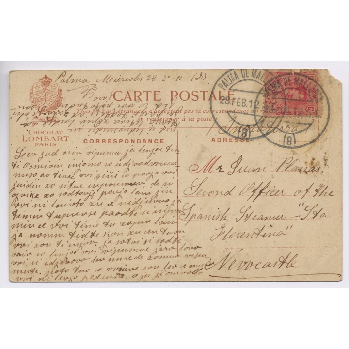 Chocolat Lombart: Pompiers Se Rendant Au Concours Dans 20 Ans (Vintage PC 1912)