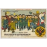 Chocolat Lombart: Hymne Russe / Coat Of Arms (Vintage PC 1912)