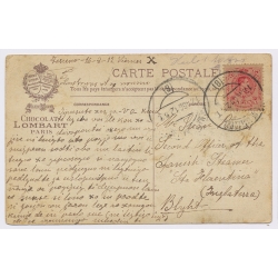 Chocolat Lombart: Hymne Russe / Coat Of Arms (Vintage PC 1912)