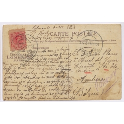 Chocolat Lombart: Ghant National Belge / Coat Of Arms (Vintage PC 1912)