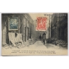 Thessaloniki / Greece: Rue Franque - Incendie Août 1917 (Vintage PC 1918)