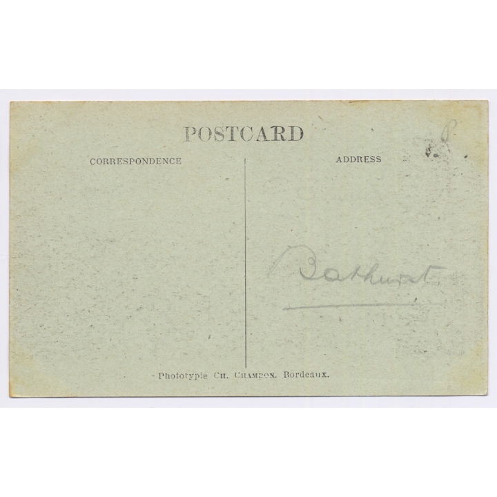 Gambia: Upper River - A Wharf at Bassé (Vintage PC 1921)