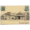Gambia: Cases Indigènes à Yarbutenda (Vintage PC 1919)